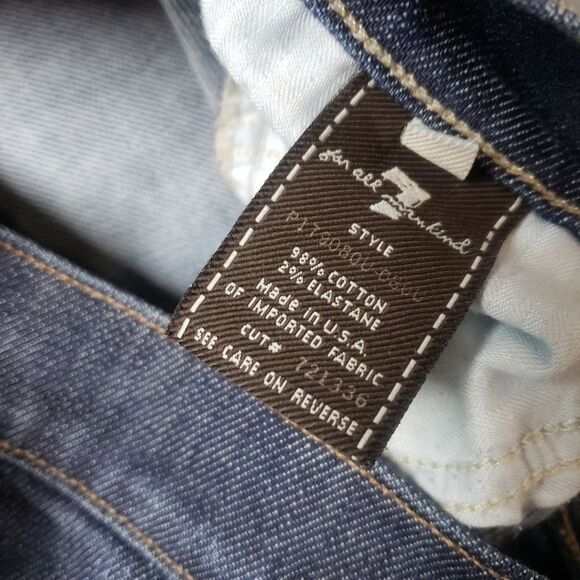 7 For All Mankind Roxanne Classic Slim Fit Jeans 26 - Picture 4 of 12